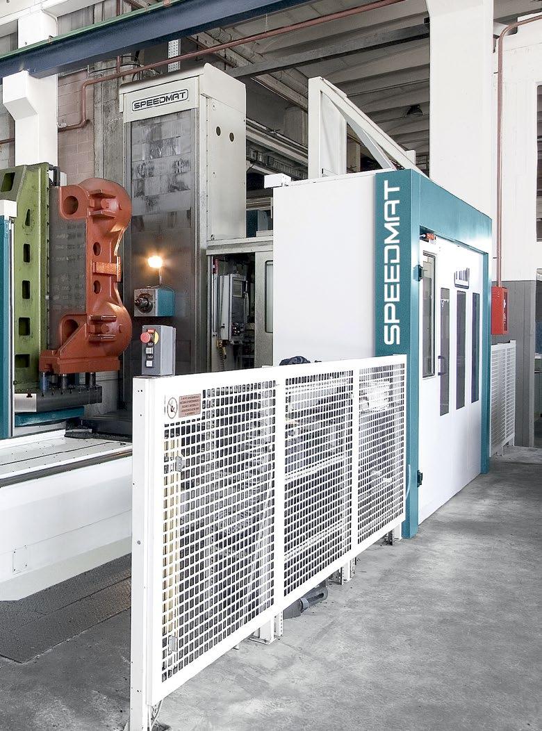 safety and ergonomics SPEEDMAT boring and milling centers can feature fully