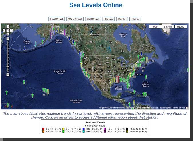 Sea Level Monitoring Sea Levels Online Stephen Gill