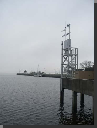 Tide Station Upgrades Storm Tide Monitoring NOAA Sentinels Tom are Landon designed to withstand wind and wave Thomas.