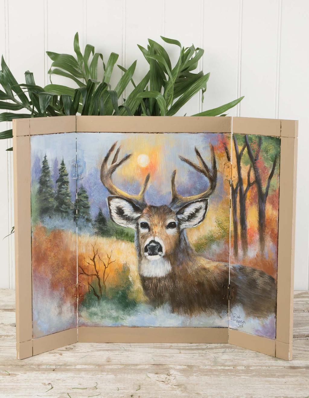 AUTUMN DEER by Barb