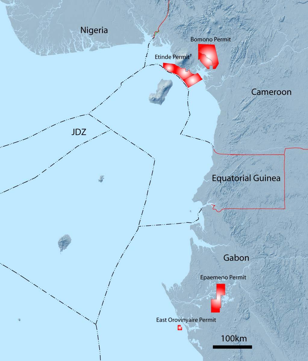 Company Overview Two key operating areas: Cameroon and Gabon Company Assets 7 Blocks (5 in Cameroon and 2 in Gabon). 4 offshore shallow water, 3 onshore. 6 operated, 1 non operated.
