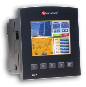 General Features Color touch screen HMI Graphs and trends Up