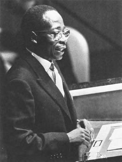 P r a y e r t o t h e M a s k s Léopold Sédar Senghor (The Library of Congress) AUTHOR BIOGRAPHY Senghor was born in Joal, a village in Central Senegal, in 1906.
