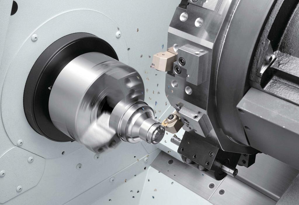 CNC Lathe Photo: DuraTurn 2550MC C O N T E N T S Variations 4 BMT (Built-in Motor Turret) 5 High precision/ 6 High-precision equipment Machining ability 7 Basic structure 8 Improved workability,