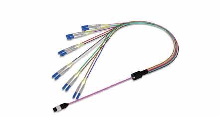 MT CONNECT PRETERMINATED FIBRE SYSTEMS MT Connect MPO PreTermited Fibre Systems Breakout Assemblies Part Number Breakdown: MTM MPO Connector with pins (1) Breakout unit legs are a standard 1m long.