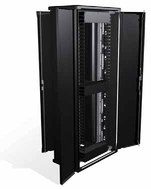 DATACENTRE CABINETS AND RACKS Reduced installation time Network installations made easy Maximising useable space and minimise footprint Totally open constructions for ease of crosspatching BrandRex