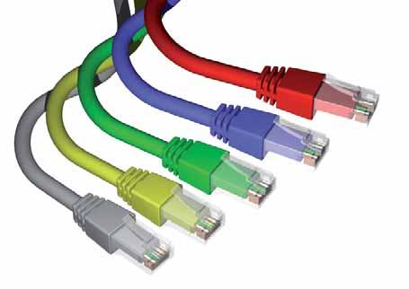 CATEGORY 5E SYSTEMS 5e 100MHz BrandRex GigaPlus patch cords eble you to get the optimum performance from your cabling system.