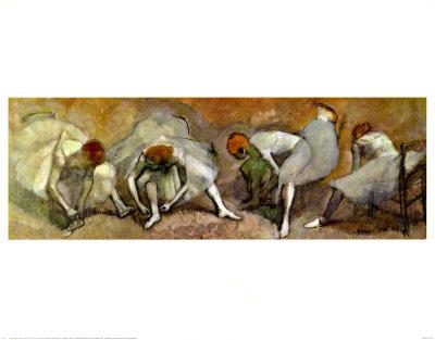 Art Masterpiece-Frieze of Dancers, 1895 by Edgar Degas Pronounced: Ed-Gar Day-Gah Keywords: Movement, Rhythmic Flow, Impressionism Movement: the arrangement of the parts of a design to create a sense