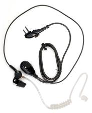 Transparent Acoustic Tube VOX EAM12 D-earset with in- Line MIC