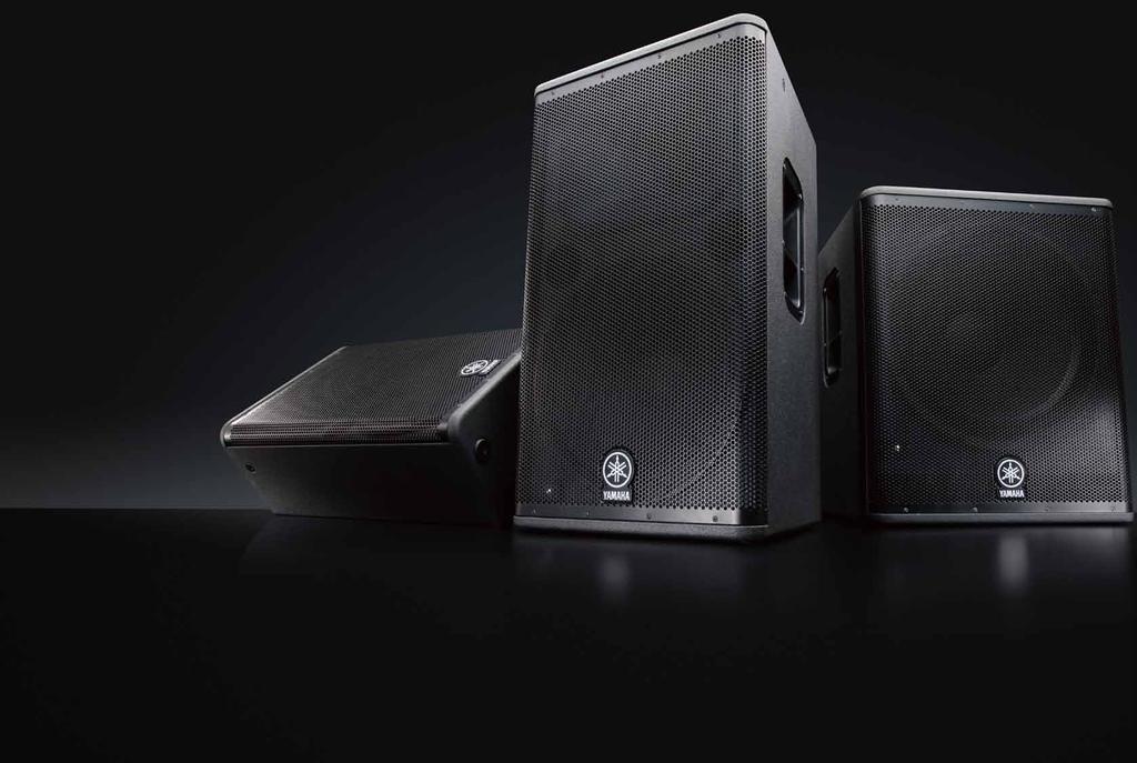 POWER PERFECTLY PROCESSED Power Rating *1 *2 Maximum SPL Frequency Range LF Coverage Angle The DSR Series represents the ultimate in active loudspeaker systems, delivering the highest output in their