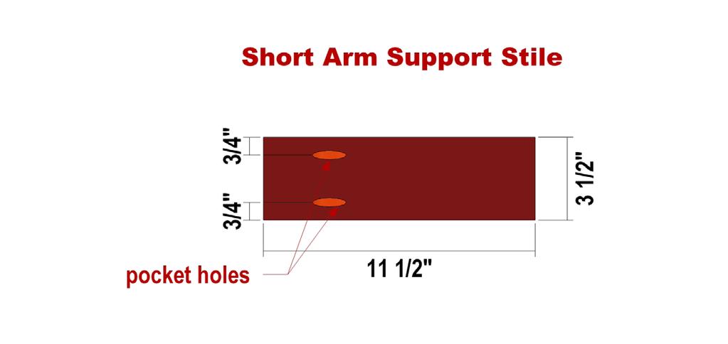 Short Arm Support Stiles.