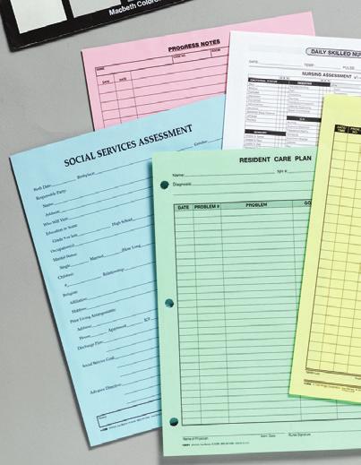 Briggs Custom Product Specialists can assist you in developing the perfect form for your facility, and because we print our forms in-house we can offer you an extremely competitive price and quick