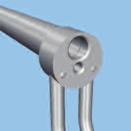 Cannulated Percutaneous Guiding System System guides drilling and screw