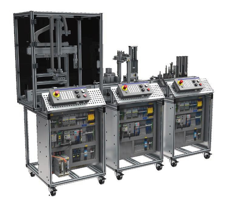 4 Mechatronics Training System mms 3 Stations From practice for practice: the modular