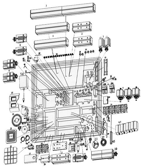 ASSEMBLY DIAGRAM NOTE: Some parts are listed and shown for illustration purposes only, and are not available individually as replacement parts.