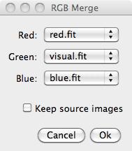Making colour images: 1. Open your images:! File>Open In the dialog box that opens, find where you have saved your files.