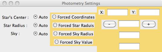 Go to Analyse>Photometry Settings.