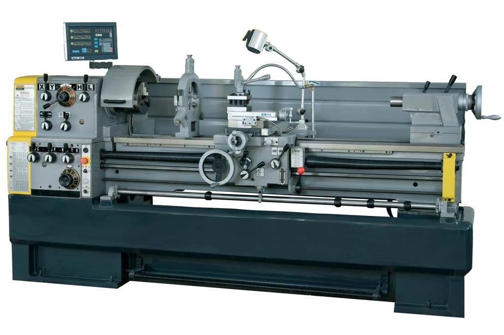 52 LEAD AND SCREW SPINDLE LATHE MD 460-1.000 / 1.000 DIGI MD 460-1.500 / 1.500 DIGI MD 460-1.500 Digi NET WEIGHT: 2.200 KG Heavy, fully equipped lead and screw pindle lathe.