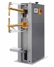 DALEX Spot welding machines foot-operated versions, water-cooled T SF 202 / 204 / 206 Spot welding machine standard throat depth 130 500 mm infinitely variable, vertical arm spacing 250 mm, electrode