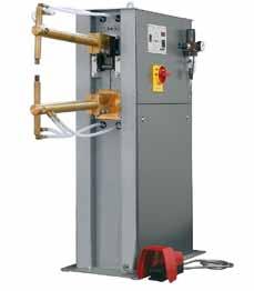 DALEX Spot welding machines pneumatically operated version, water-cooled SL 202 / 204 / 206 Spot welding machine with compressed air conditioner, standard throat depth 130 500 mm, infinitely