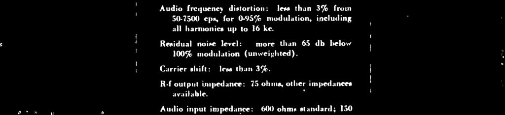 Residual noise level: more than 65 db below 10)'; hubrt