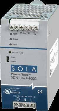 ? versatile power supply for single and three phase input power A B C F D E H G IECEx E61379 E137632 E234790 A B C PowerBoost Powers high inrush loads without shutdown or foldback Allows designers to