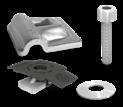 Material: aluminium Image Components Lightning protection clamp Multi Alu 8 mm Set TLightning T