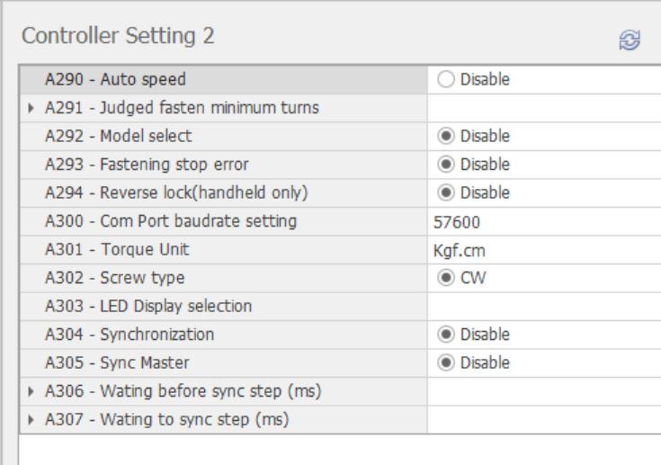 Step 3 (Preset) : Free Speed The system auto speed by torque setting can be manually replaced to have higher or lower speed than it s original auto speed during the limited angle setting.