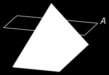 17. The square pyramid below is intersected by plane A.