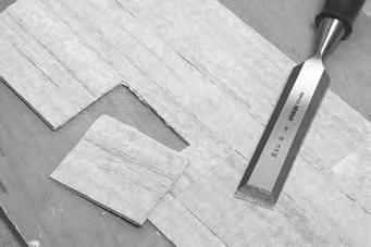 Use a combination of a snip and chisel for cutting notches out for various