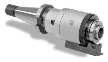Overtravel shanks are standard ARX-S External Short-length head A variation of the ARX head is shown above Ideal for use on CNC machining or turning