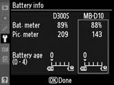 The number of times the shutter has been released with the current battery since the battery was last charged.