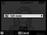 Editing Movies Trim unwanted footage to create edited copies of movies. 1 Display retouch options.