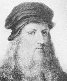 Leonardo da Vinci, Italian Renaissance Person Leonardo da Vinci (1452-1519) was born in a village near Florence. His wide range of interests and accomplishments made him a true Renaissance person.