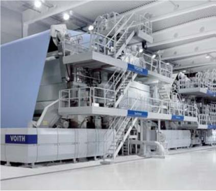 Omyasorb 8000 in Newsprint, Commercial Experience Production: > 40 tons/h Basis weight: 42.5 45.
