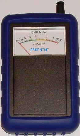 Essentia Electromagnetic Monitor Model: EM2 Specifications: Frequency response: 50Hz to 10GHz with decreased response up to 18GHz Sensitivity range: 0.