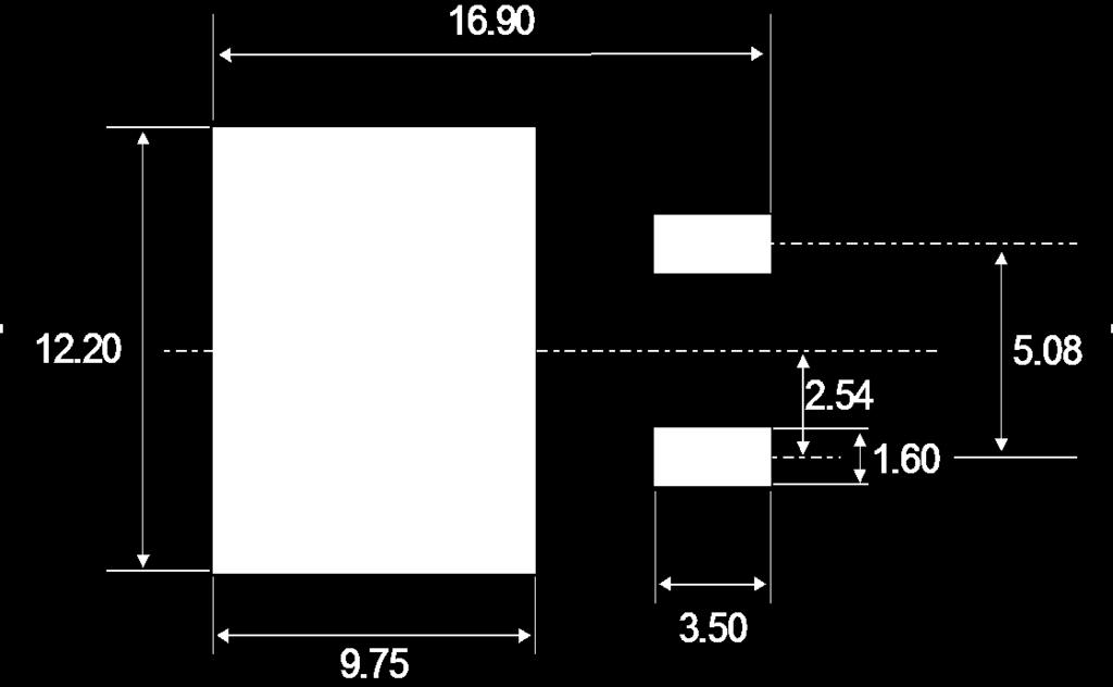 Figure 13: D²PAK recommended footprint