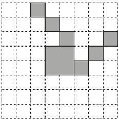 (a) Shade 3 squares to complete the windmill pattern on the square grid below left.