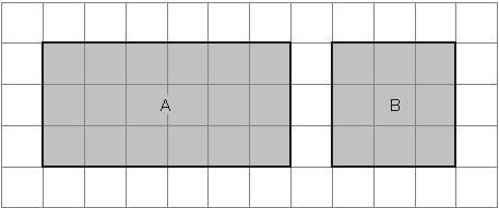 Q17. Look at the shaded shapes drawn on a square grid. (a) Nick says: Is he correct? The area of rectangle A is double the area of square B. Yes Explain your answer.