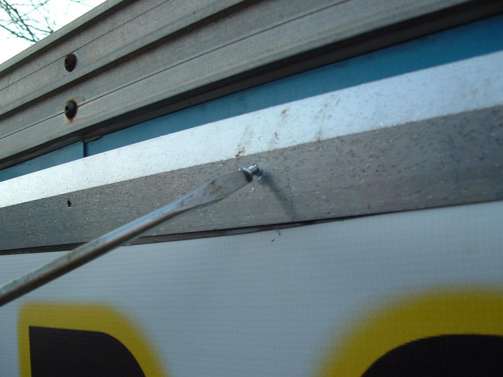 The heavy duty tape provides the initial adhesion to the truck box.