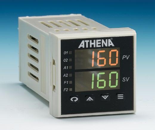 Legacy Series 16 Universal Temperature/Process Controller The Athena Legacy 16 is a 1/16 DIN panel mounted, auto-tuning controller that can be used for precise control of a single loop with two