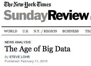 The Big Data Era Every two days we create as much information as we did from the dawn of civilization up until