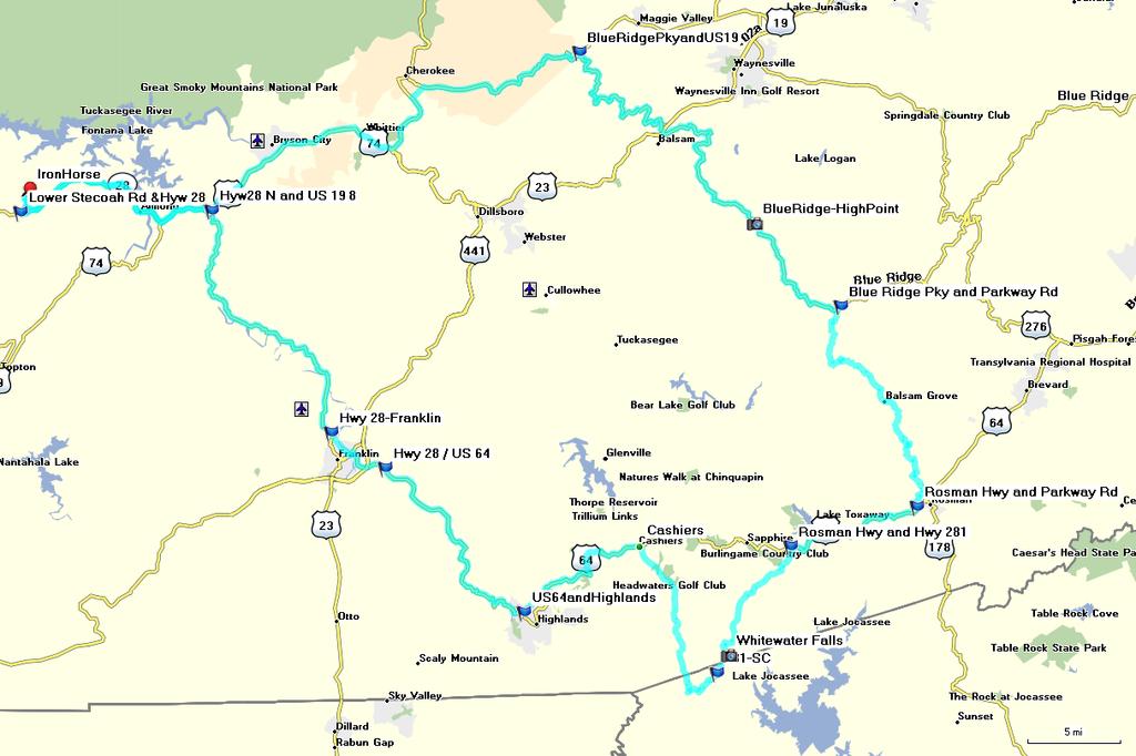 Whitewater Falls Blue Ridge Pkwy Loop(185