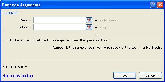 Enter the possible values for blood type A, AB, B and O in cell C4:E7 b. Select the cells to contain the frequency D4:D7 c. Select the data array cells Range A2:A51 d.