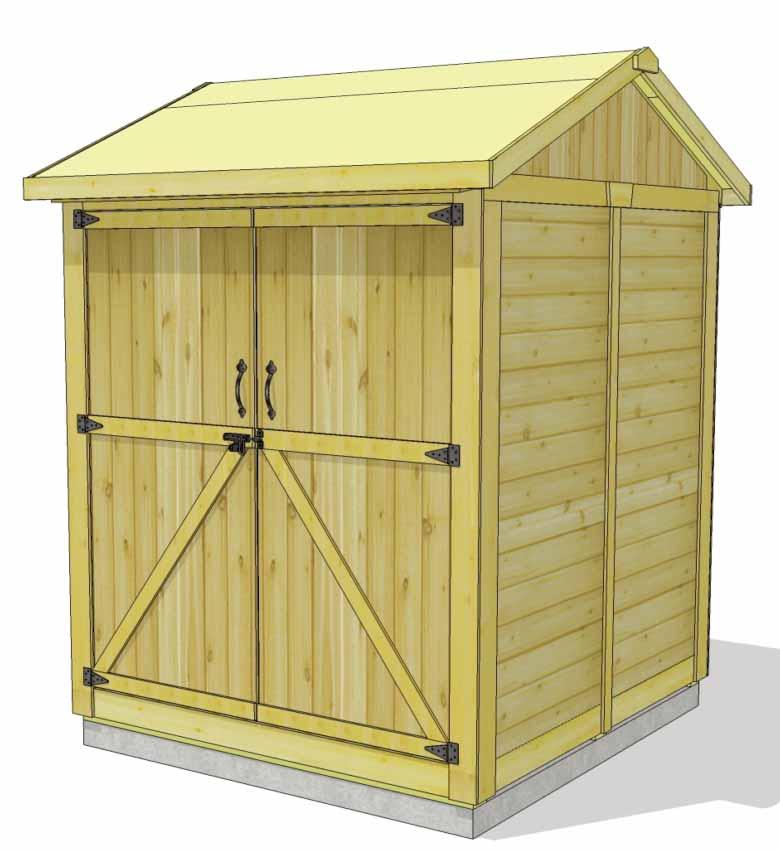 6x6 Maximizer Storage Shed Assembly Manual Version #9 Feb 26th, 2015 Thank you for purchasing a 6x6 Maximizer Storage Shed. Please take the time to identify all the parts prior to assembly.