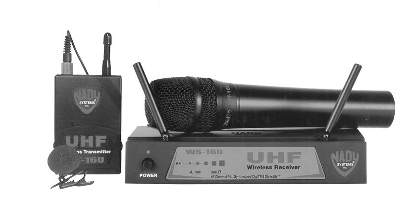 SERVICE (U.S.) Should your Nady Wireless Microphone System require service, please contact the Nady Service Department via telephone at (510) 652-2411 or e-mail to service@nady.