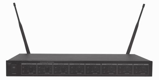 SERVICE INFORMATION U-81 OCTAVO Eight Discrete UHF Channels Wireless Microphone System (U.S.) If you are experiencing operation problem with your system, check out the support page on the Nady website: www.