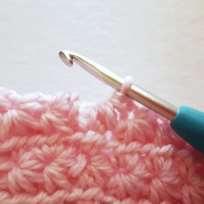 Yarn over again and draw the hook through all five loops. 1 2 3 4 5 6 Single crochet (sc) The single crochet is a basic stitch used in many crochet projects.