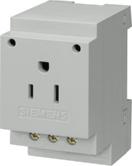 5 } 5TE6810 1 1 unit 02 0.08 Socket outlets according to CEI 23-50 With hinged lid 230 16 6 2.