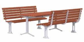 Table CMM605, Slim Bench CMM805 Woodgrain Bush Cherry Length: 1750mm Colour: